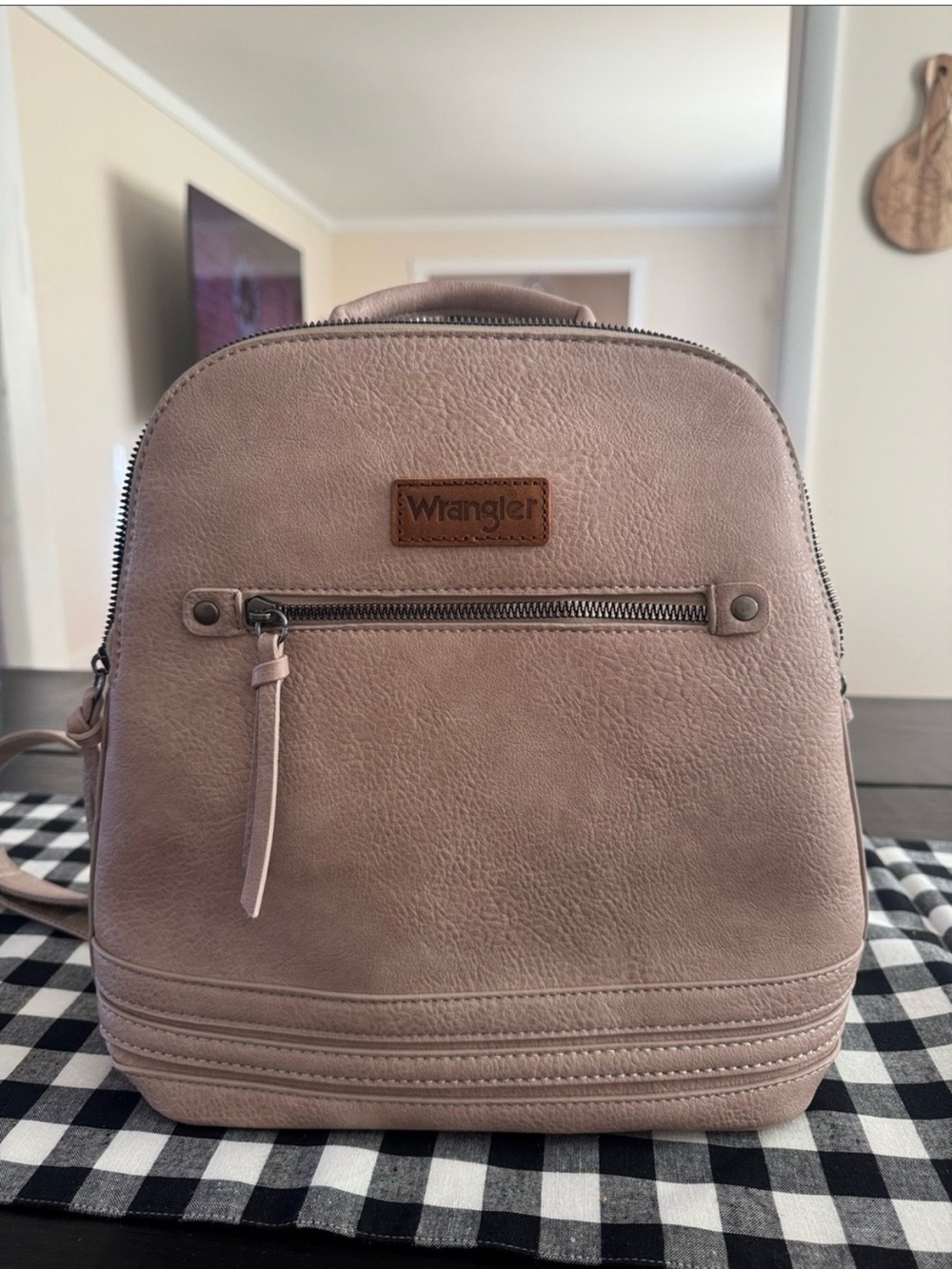 Wrangler Taupe  Mini Backpack